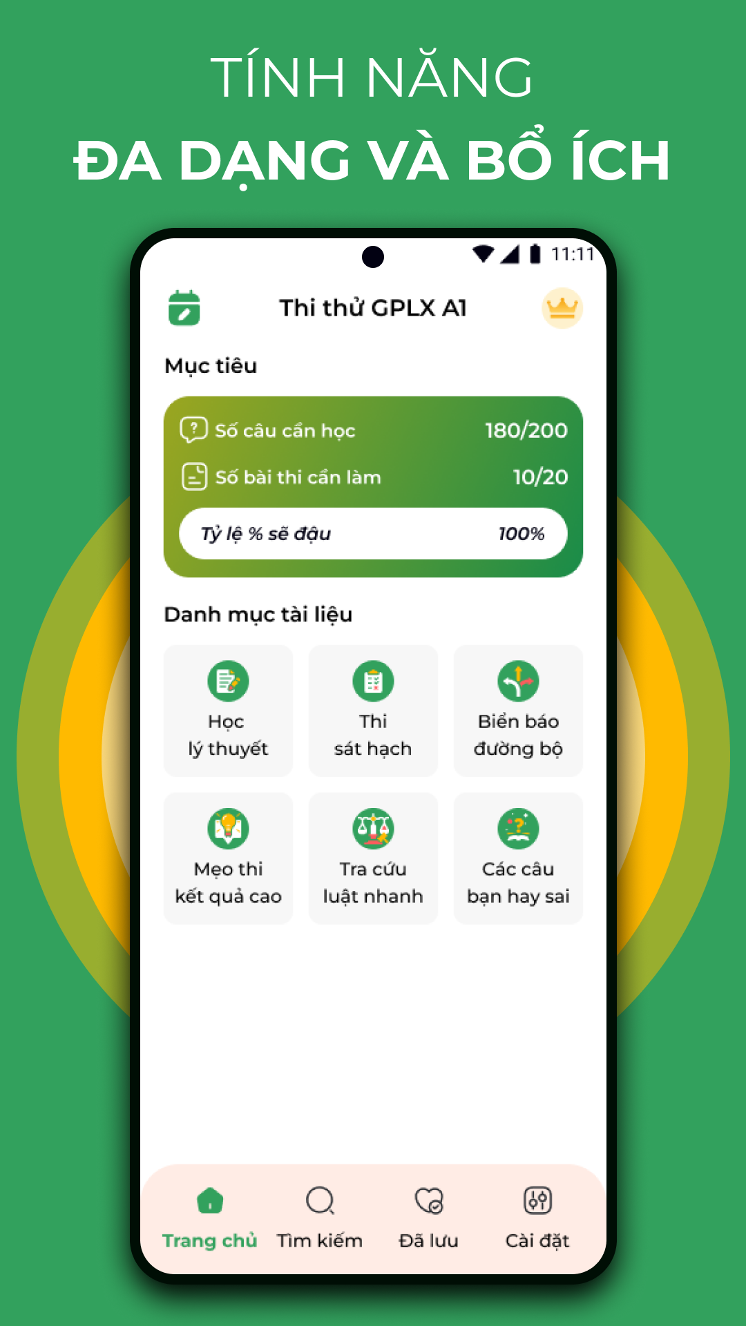 Thi thử bằng lái xe A1 1