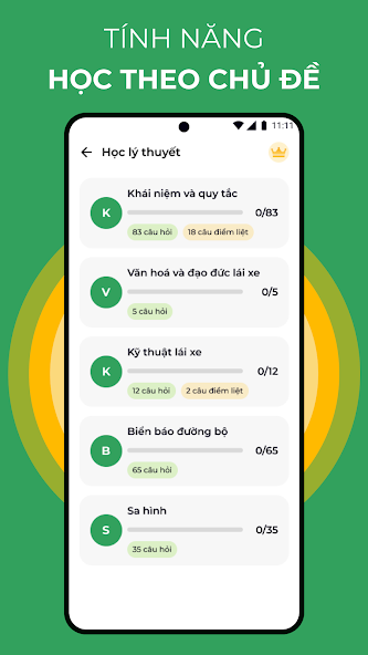 Thi thử bằng lái xe A1 2